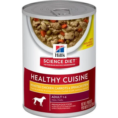 Hill's Science Plan Adult Wet Dog Food Chicken and Carrot Flavour 12 Pack