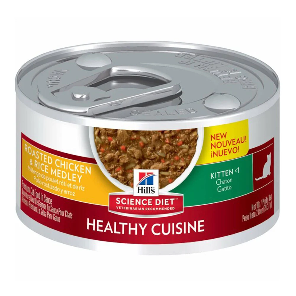 Hill's Science Plan Kitten Chicken & Rice Stew Tin