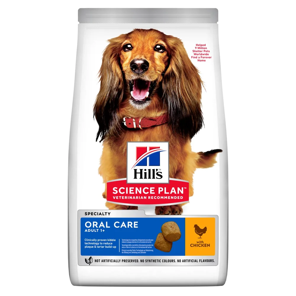Hill's Science Plan Adult Oral Care Dry Dog Food Chicken Flavour