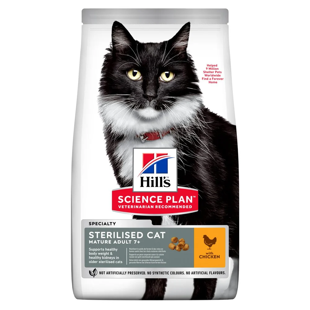 Hill's Science Plan Sterilised Cat Mature 7+ Chicken