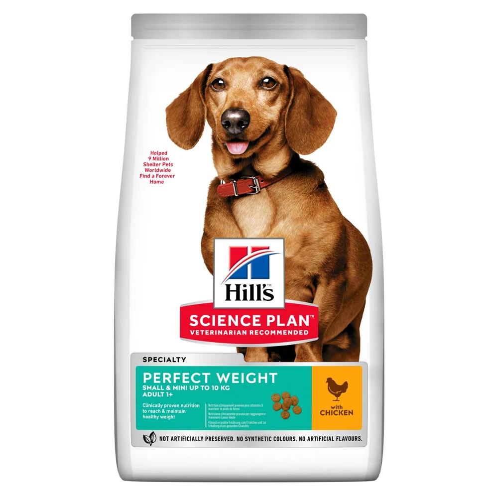 Hill's Science Plan Adult Perfect Weight Small & Mini Dry Dog Food Chicken Flavour