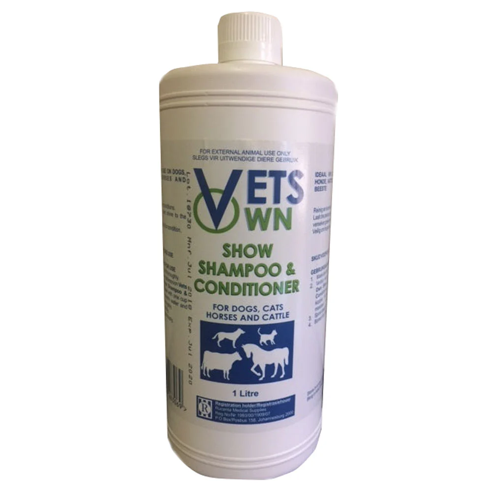 Vets Own show Shampoo and Conditioner