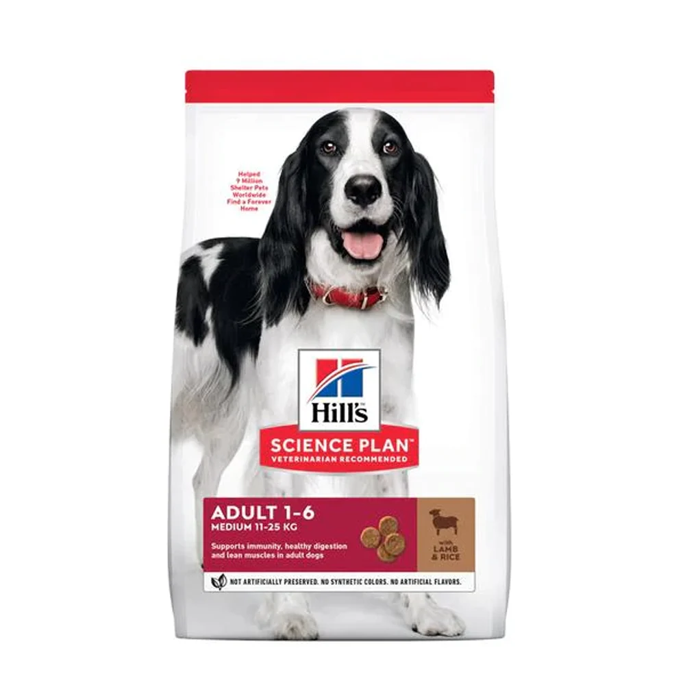 Hill's Science Plan Adult Medium Dry Dog Food Lamb & Rice Flavour