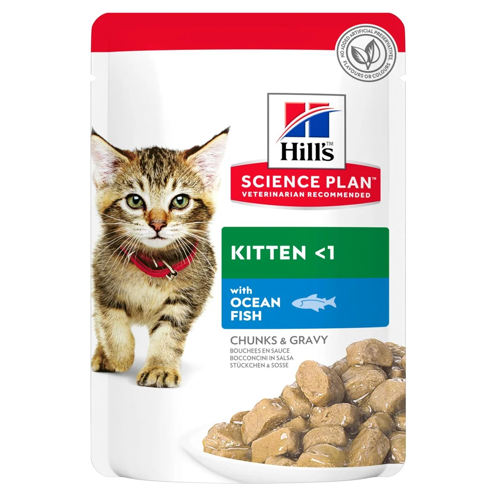 Hill's Science Plan Kitten Chicken & Ocean Fish Pouch
