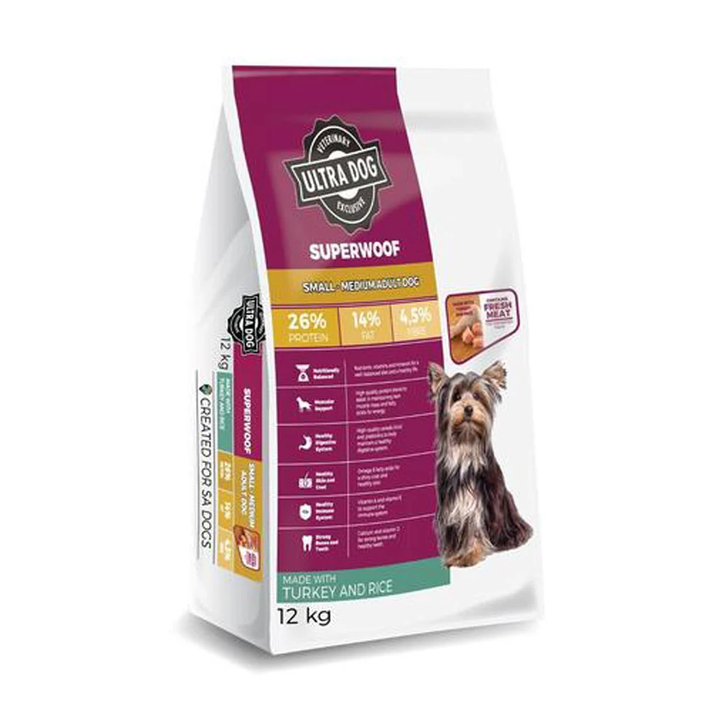 Ultra Dog Superwoof Small Medium Adult Turkey