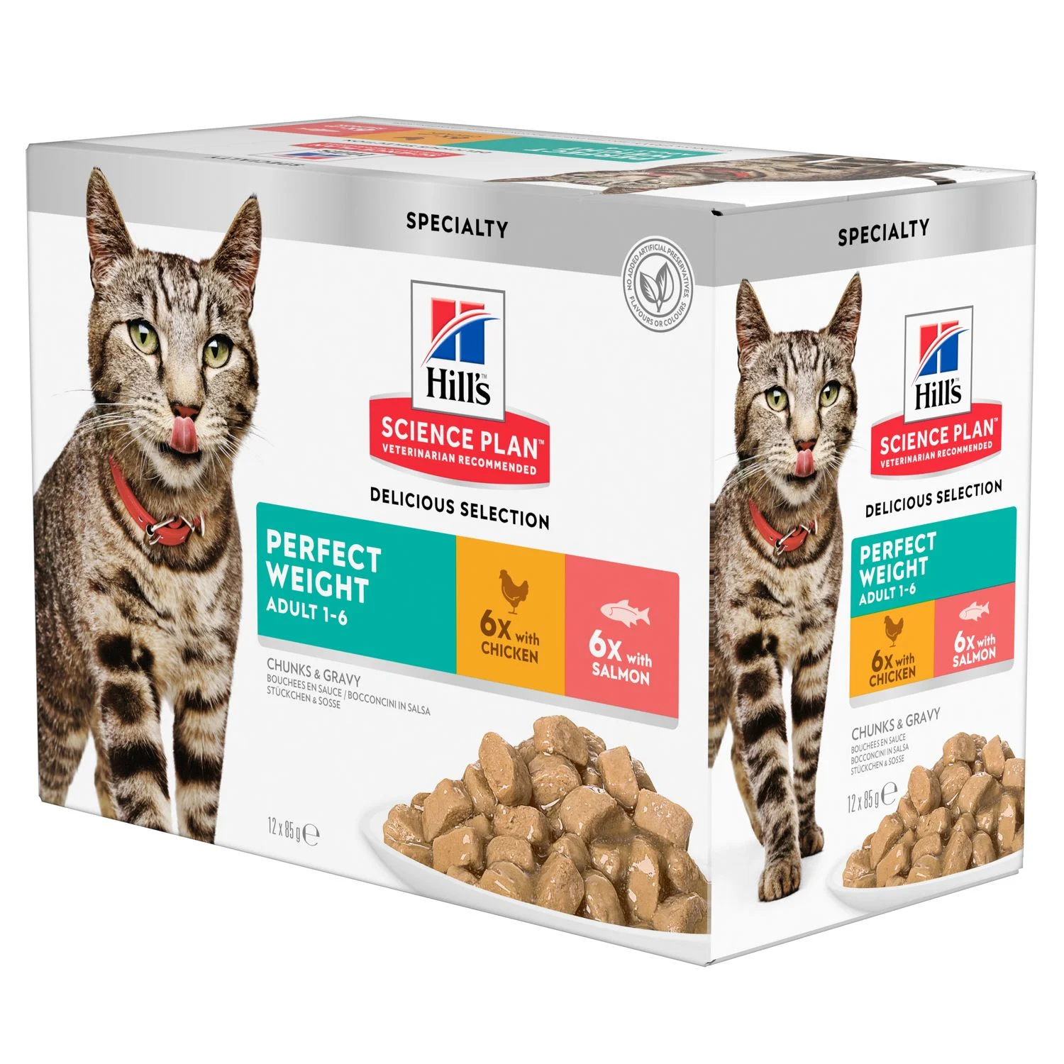 Hill's Science Plan Perfect Weight Adult Chicken and Salmon Pouch