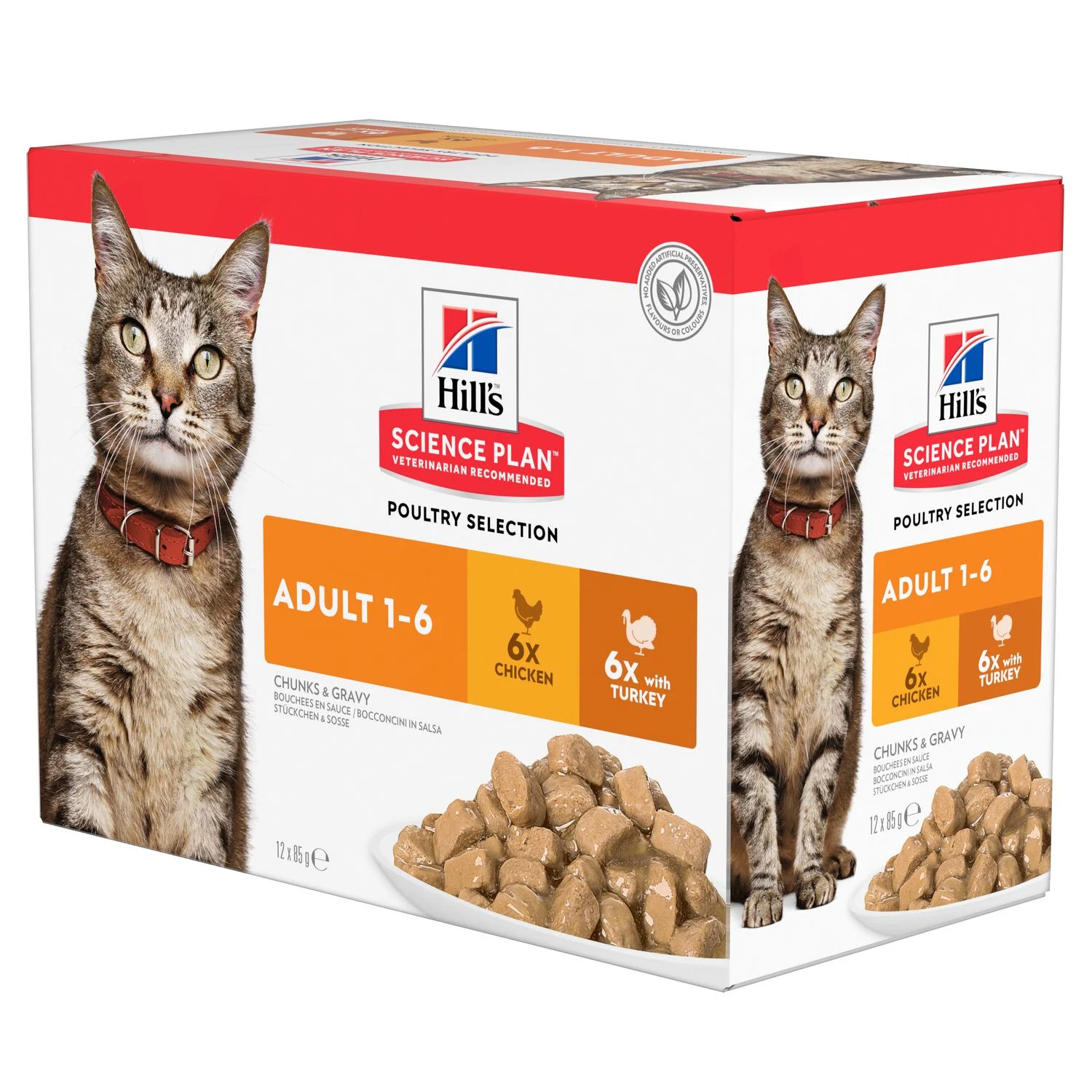 Hill's Science Plan Adult Wet Cat Food Chicken and Turkey